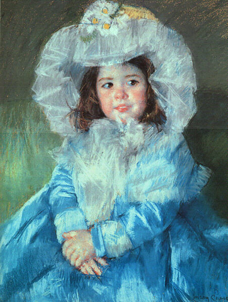 Mary Cassatt Margot in Blue
